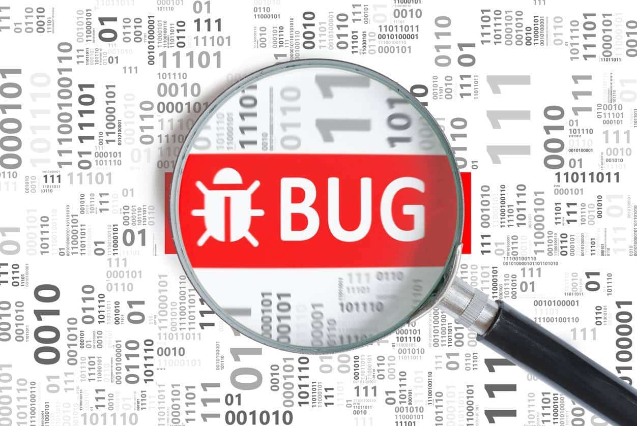 bug site web logiciel de test saas